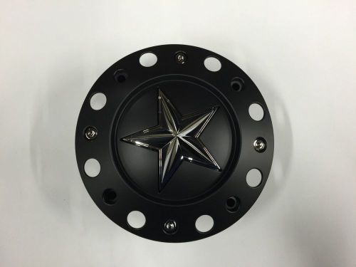 1 new kmc xd rockstar center wheel cap  1000775b s409-51 xd775 black bolt