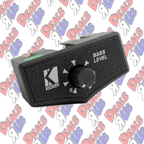 Kicker 10zxrc bass remote control knob for zx amplifiers amps 10zxrc