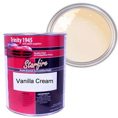 Starfire acrylic enamel auto paint - vanilla cream  - 1 gallon