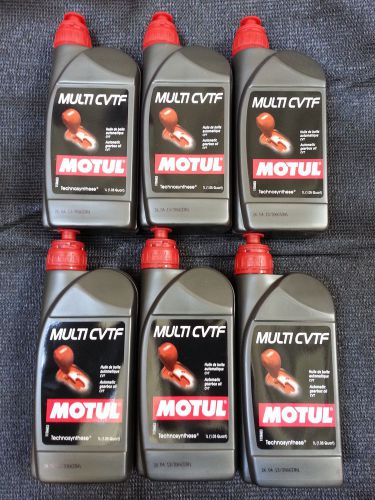 Uc121 105785 motul cvtf continuously variable transmission fluid 6 liter/6 pack