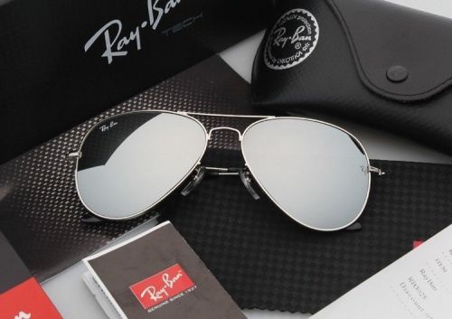 Hot sunglasses sliver/sliver mirror lens 58mm a02