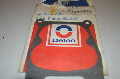 Nos gm delco 3967470 gr. 3724 carb base gasket - 1970