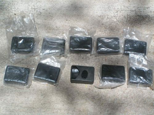 Harley style &#039;slip on&#039; brake pedal rubbers 71-85fx models only. lot of 10