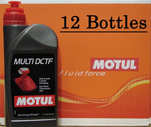 12 motul multi dctf dual clutch transmission fluid - 1 l ea. - new - 103910