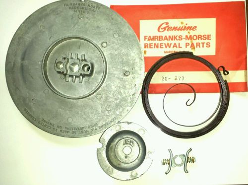 Fairbanks morse re-coil pull starter parts spring 20-273 shoe111-69 cup 14-3 nos