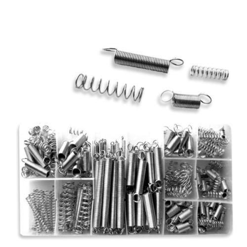 200pc spring assortment- 75# spring steel, zinc plated