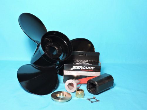 Brand new mercury black max propeller 15 x 17 rh includes hub kit #832828a45