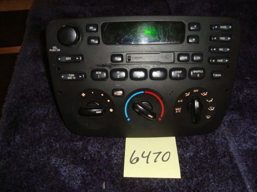 2001  ford  taurus radio /cassette / climate control, factory oem