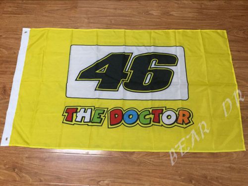3x5ft valentino rossi 46 flag thedoctor banner rally decorative banners 100d