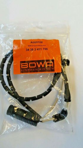 Bmw front brake pad wear sensor bowa fits disc 2004 - 2010 x3
