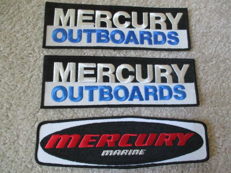Mercury outboards embroidered patches