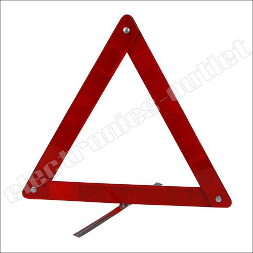 New road side safety triangles reflective emergency marker flare  (set of 6)