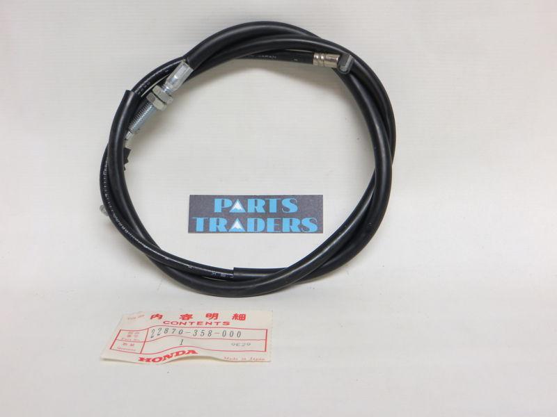 Nos honda clutch cable black vinyl cr mr mt 250 cr250 mr250 mt250 elsinore