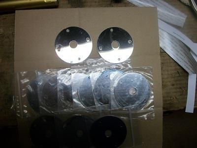 20 new hood pin scuff plates..   imca, ump, amra,dirt late model