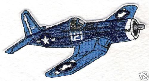 F4u corsair airplane aircraft aviation collectable military embroidered patch
