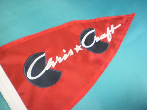 Chris craft red post war replica flag