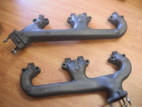 Very rare 1970 z28 lt-1 matched pair oem exhaust manifolds 3942527 and 3946826