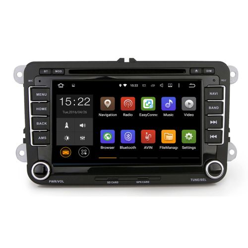 Android 5.1.1 auto gps for vw golf 5/6 polo passat tiguan jetta eos dvd stereo