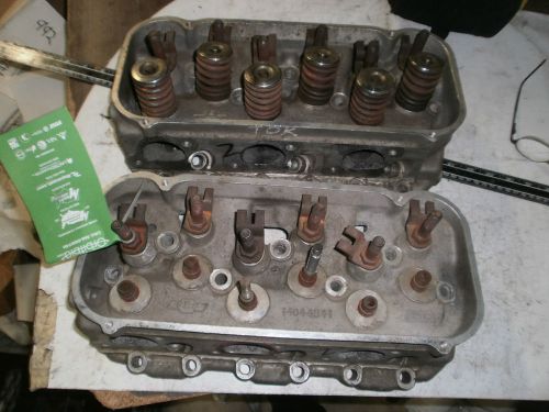 Aluminum cylinder heads 14044841 v6 canted valve imca ihra nhra rat rod wissota
