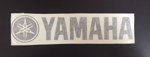 Yamaha motorcycle atv utv sticker / stickers decals 3&#034; x 15&#034; (2 decals) black