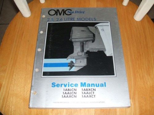 Omc service manual, 2.5/2.6l, 983440