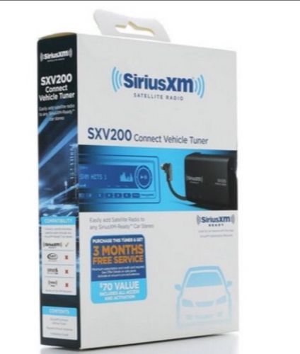 Nib sirius xm satellite radio v200 connect vehicle tuner sxv200v1 for car stereo