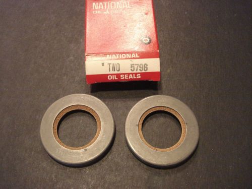 Pair nos front wheel seals 1935-48 ford 1936-48 lincoln zephyr 1939-48 mercury