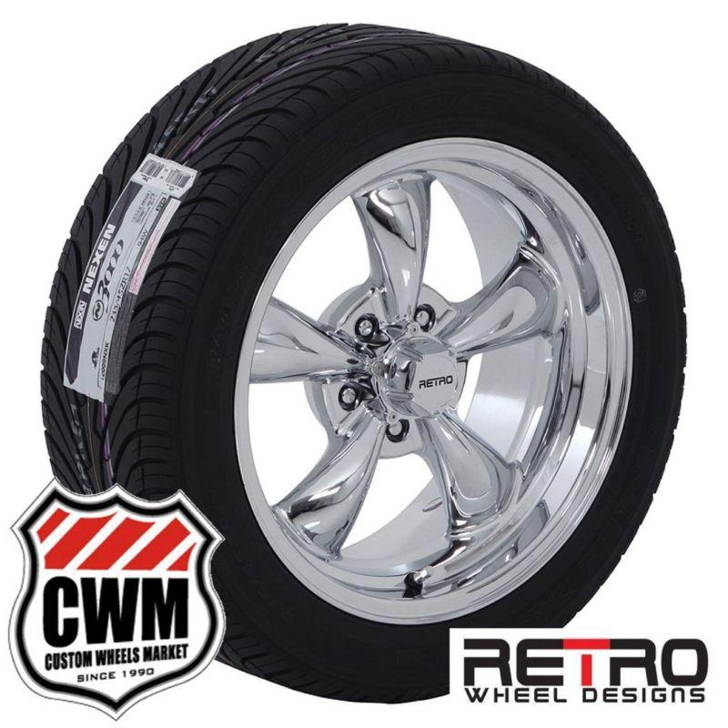 17x8"/9" chrome wheels 235/45zr17-275/40zr17 tires for pontiac grand am 73-80