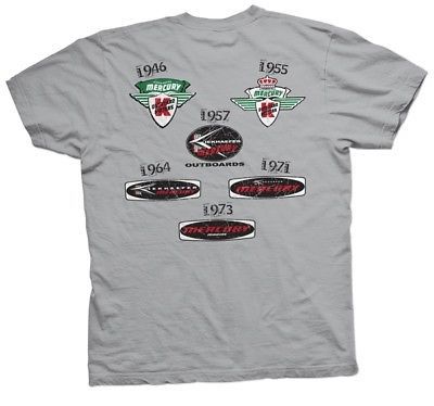 Mercury kiekhaefer logos t-shirt large