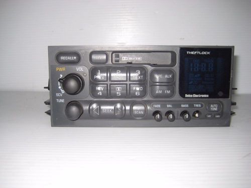1995-1999 gm gmc chevy truck tahoe silverado tape cassette radio oem