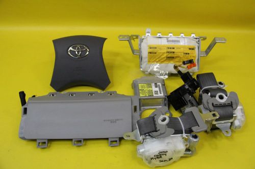 2007-2011 toyota camry air bag bags airbags airbags knee belts module grey oem