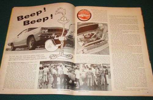 1968 plymouth &#034;road runner&#034; road test - article - hot rod