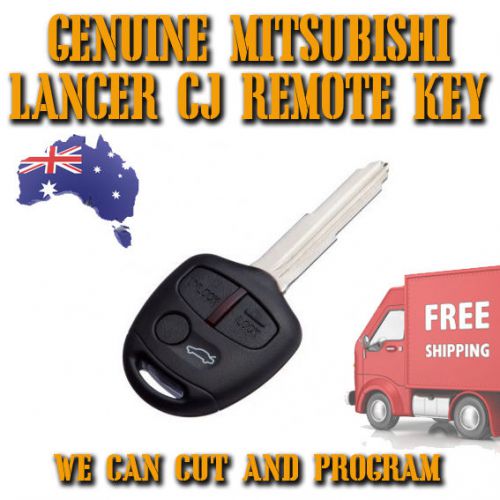 Mitsubishi lancer cj - genuine remote 3 button key - brand new - free post - x1