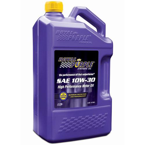 Royal purple 51130 sae mutli-grade synthetic motor oil 10w30 5 quart bottle