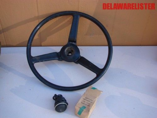 Military truck jeep vehicle m151 a1 a2 orig steering wheel w/horn button (new)