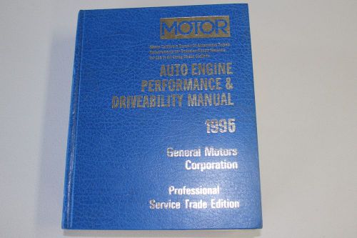 1992-1995 general motors auto engine performance and drivability manuel
