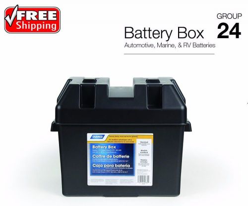 Battery box storage automotive marine rv batteries boat 12v safe case heavy duty