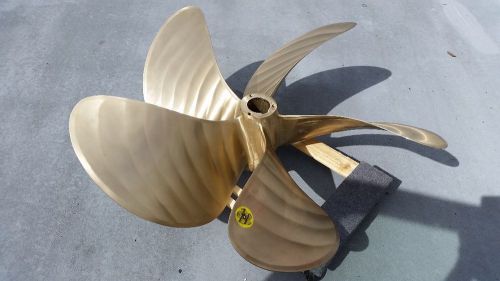 L/r veem nibral boat propellers 45&#034; x 87 pitch 5 blade 3.5&#034; bore