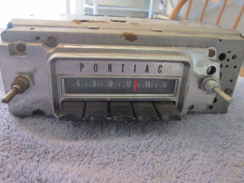 1964-65 pontiac gto / lemans / tempest am radio