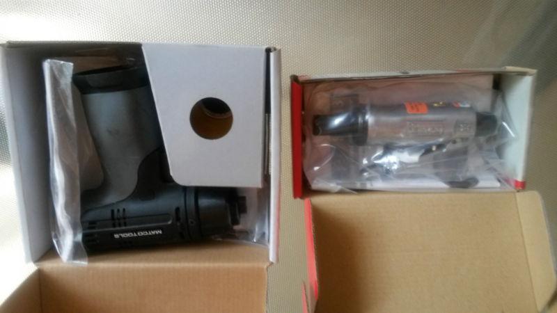 Matco 12v mini polisher/fine sander and 1/4 mini die grinder