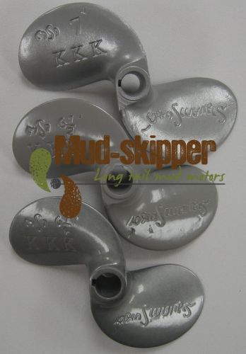 Mud-skipper longtail mud motor propeller - 3 pack 6.25&#034;, 6.5&#034; &amp; 7&#034; props in pack