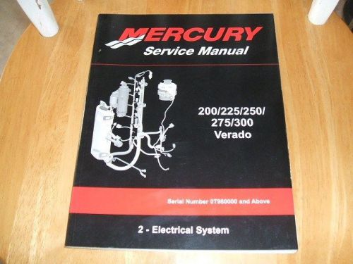 Mercury service manual, 2- electrical, 90-896580201