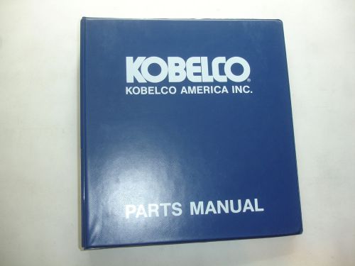 Kobelco sk300lc sk300 excavator parts manual catalog service shop factory oem