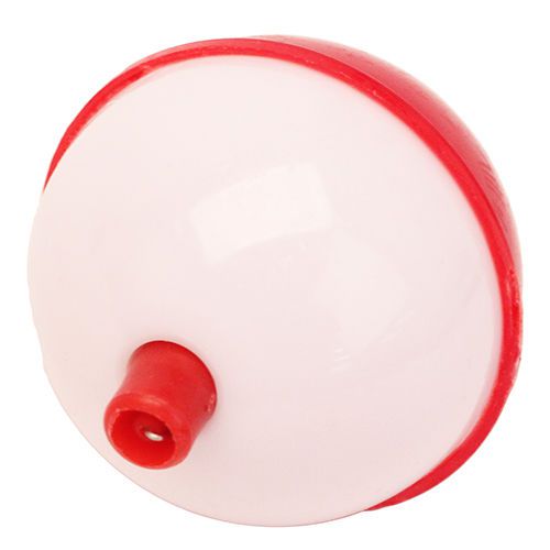 Snap-on round floats, red/white