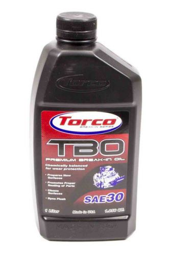 Torco tbo break-in 30w motor oil 1l p/n a100030ce