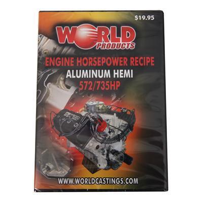 World products aluminum 426h 575/735hp engine horsepower recipe cd 704882