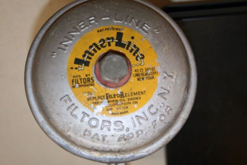 Vintage &#034;inner line&#034; oil filter - canister type