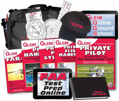 Gleim deluxe private pilot kit with online ground school nib