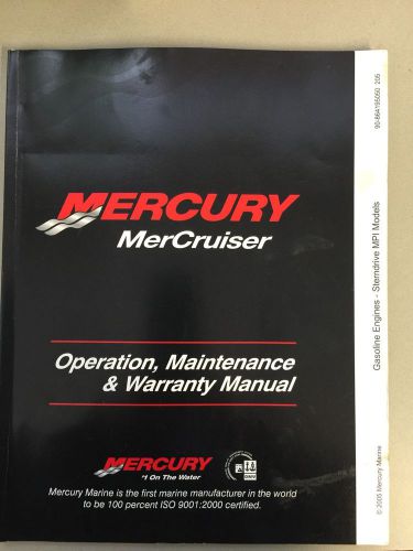 Mercury mercruiser owner&#039;s manual gas engines -sterndrive mpi models 2005