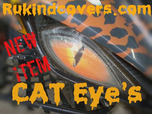 Yamaha raptor 700,yfz450 cat eyes headlight covers  must see